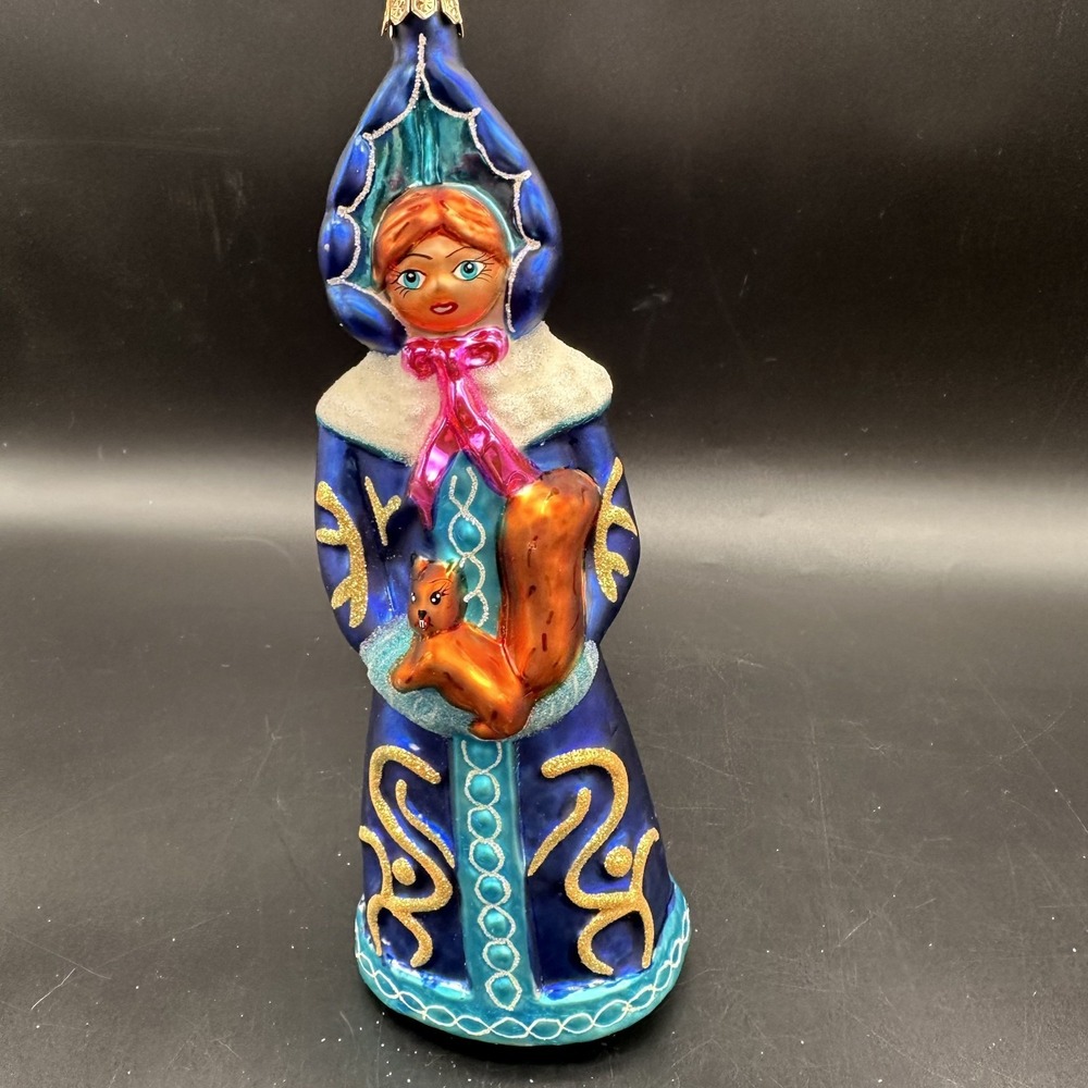 1998 CHRISTOPHER RADKO SNOW PRINCESS‎ ORNAMENT 98-419-0 7.5"